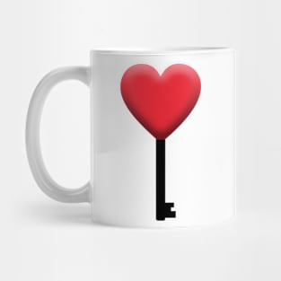 the key of heart valentine's day  gift Mug